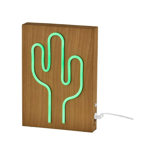 Neon Cactus LED Table/Wall Lamp