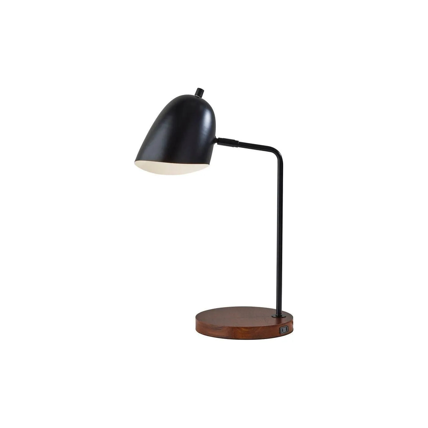 Adesso Home - SL4918-01 - Desk Lamp - Jude - Black & Walnut