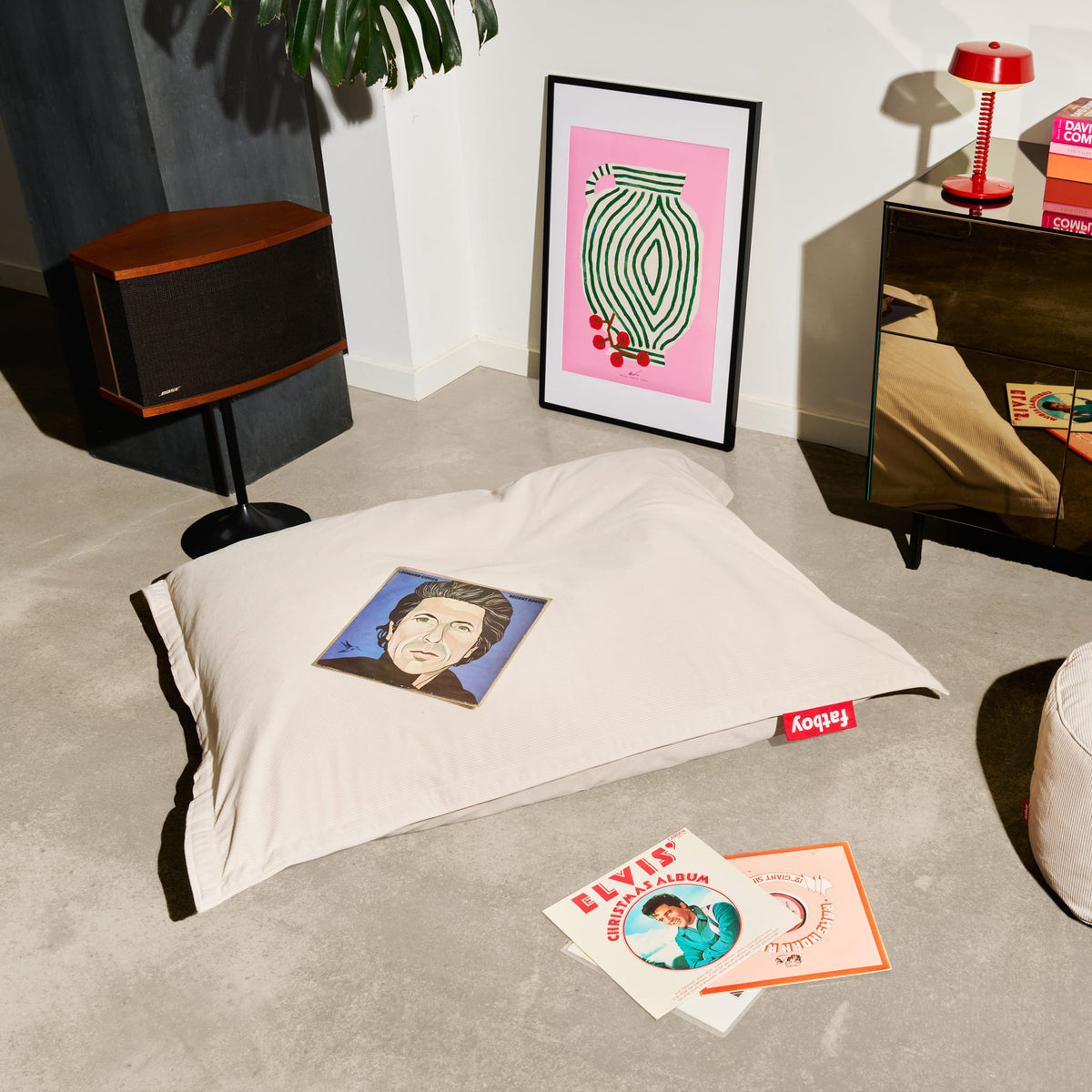 Slim Cord Bean Bag Indoor Use