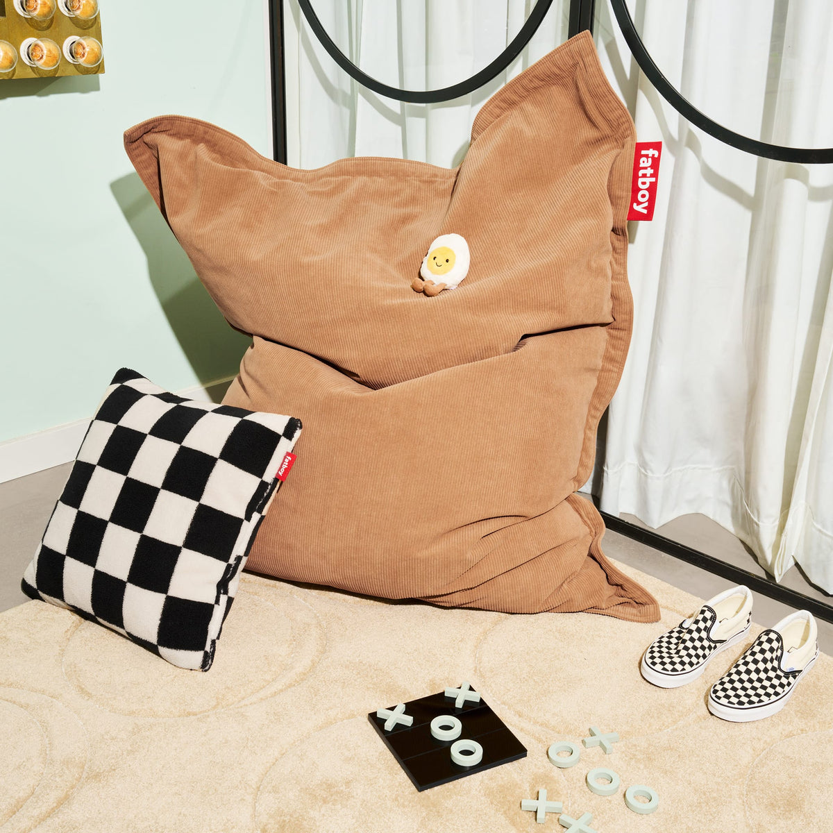 Slim Cord Bean Bag Indoor Use