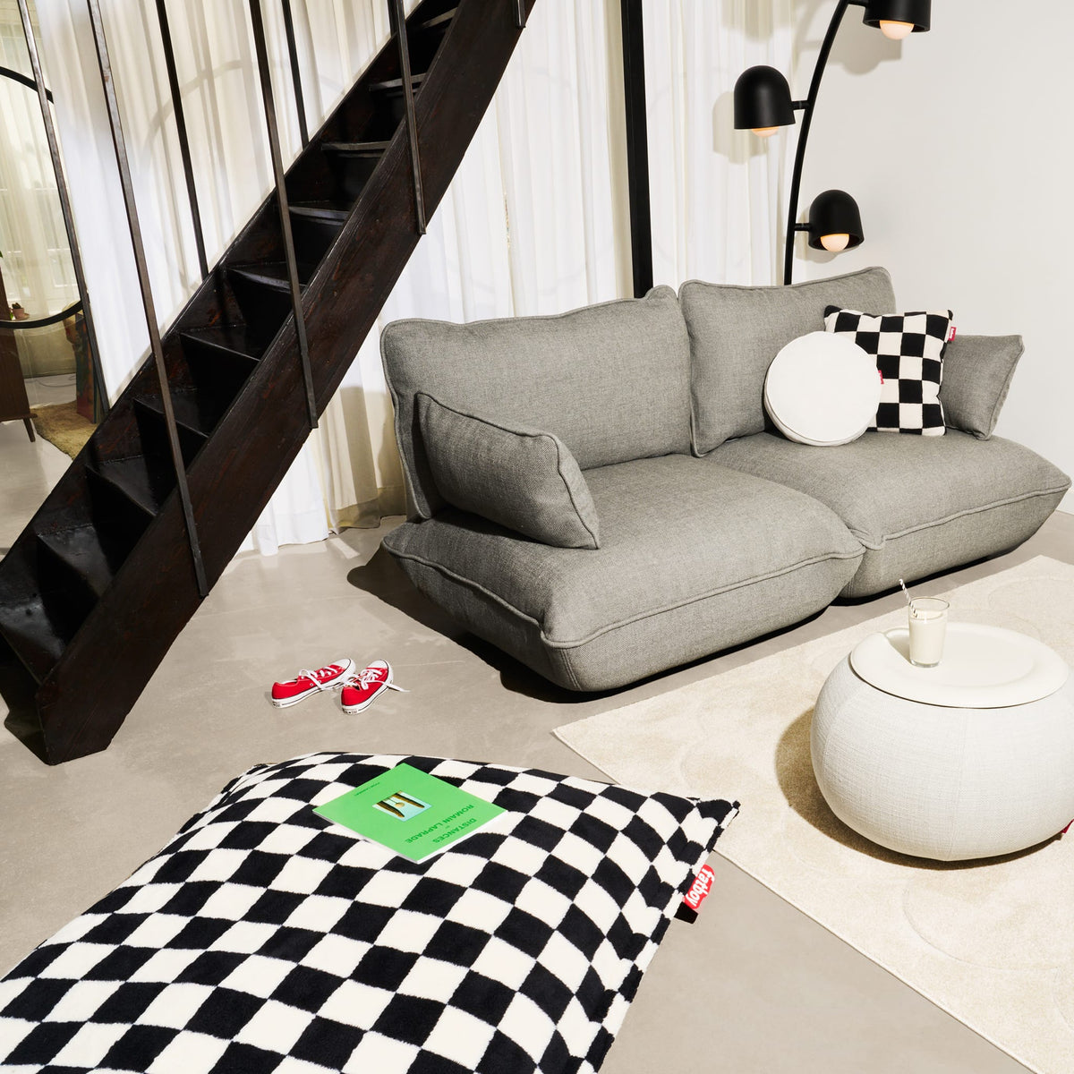 Slim Teddy Chess Indoor Bean Bag