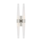 Visual Comfort Modern Collection - SLWS34627N - Lassell Double Tall Sconce - Lassell - Polished Nickel