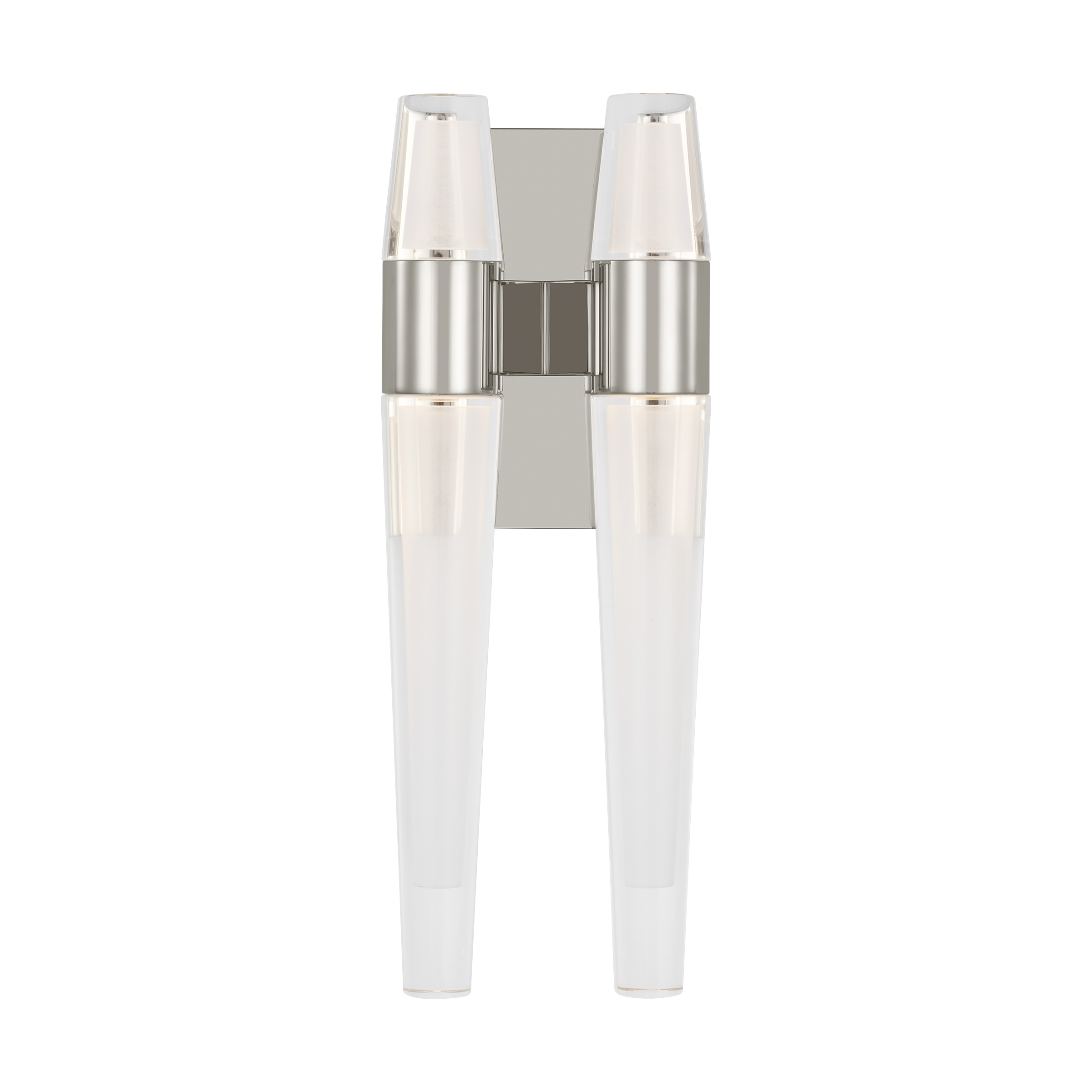 Visual Comfort Modern Collection - SLWS34727N - Lassell Double Sconce - Lassell - Polished Nickel