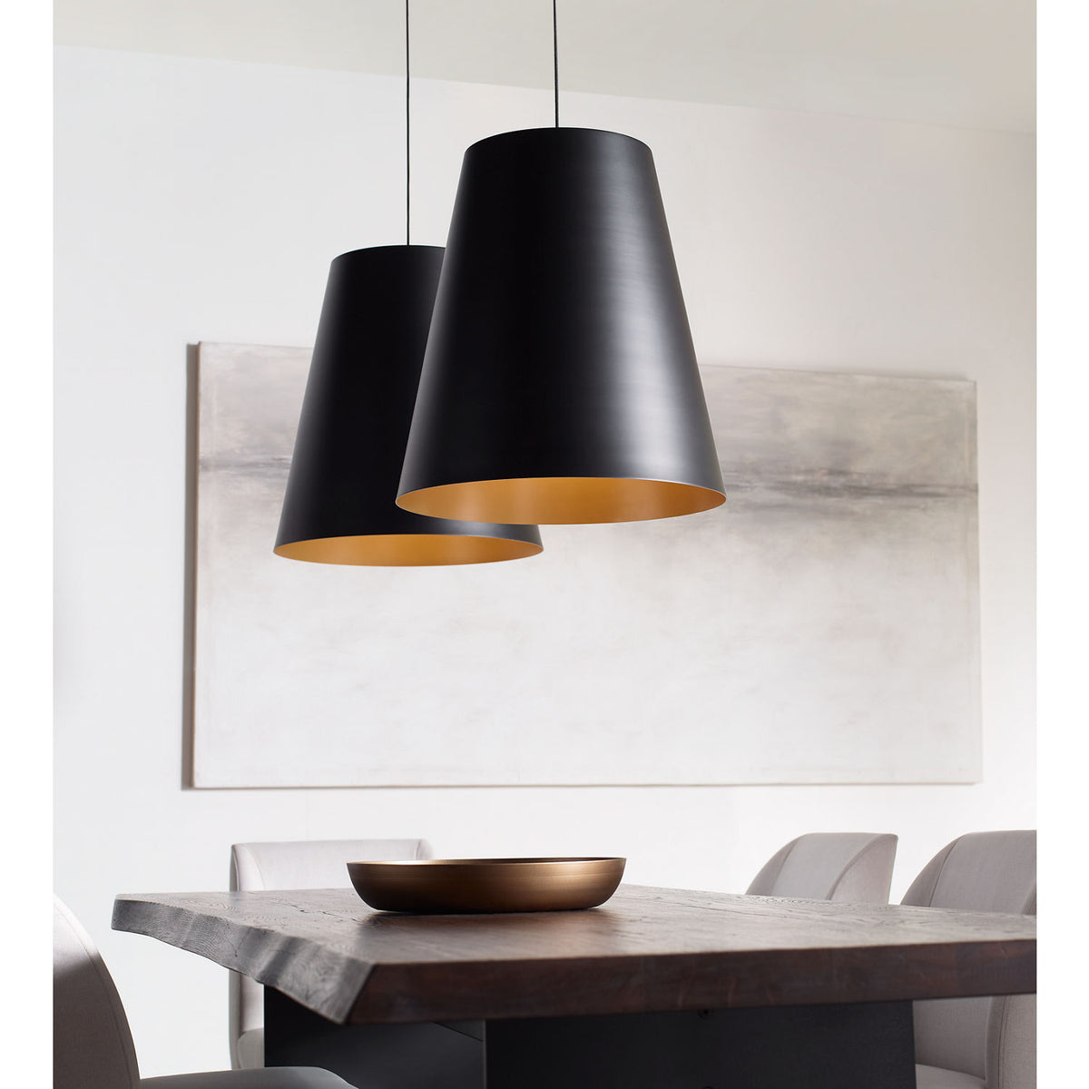 Visual Comfort Modern Collection 700TDGUNPBG Gunnar Pendant