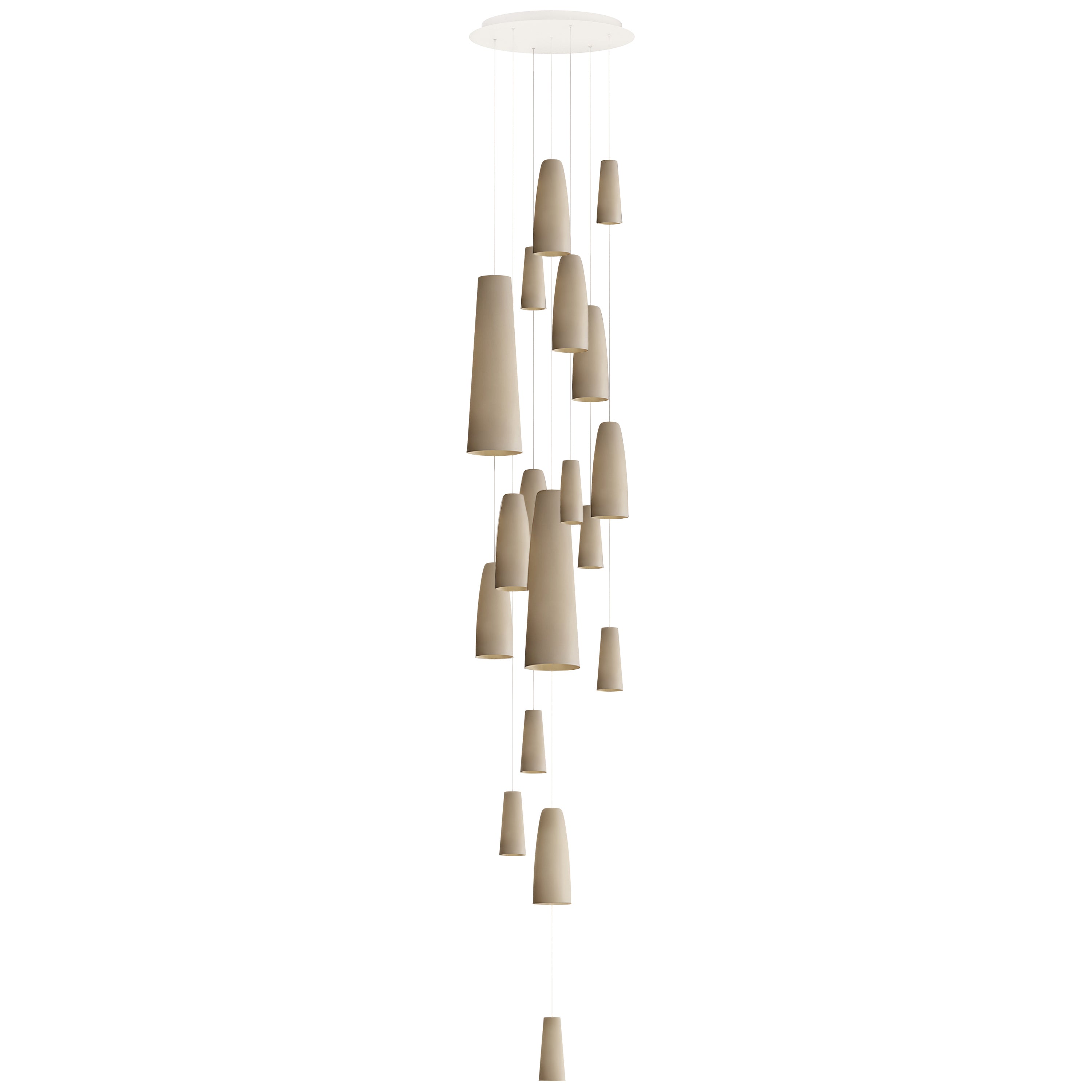 Studio M Lighting - SM30018WT - Stream Pendant - Stream - White
