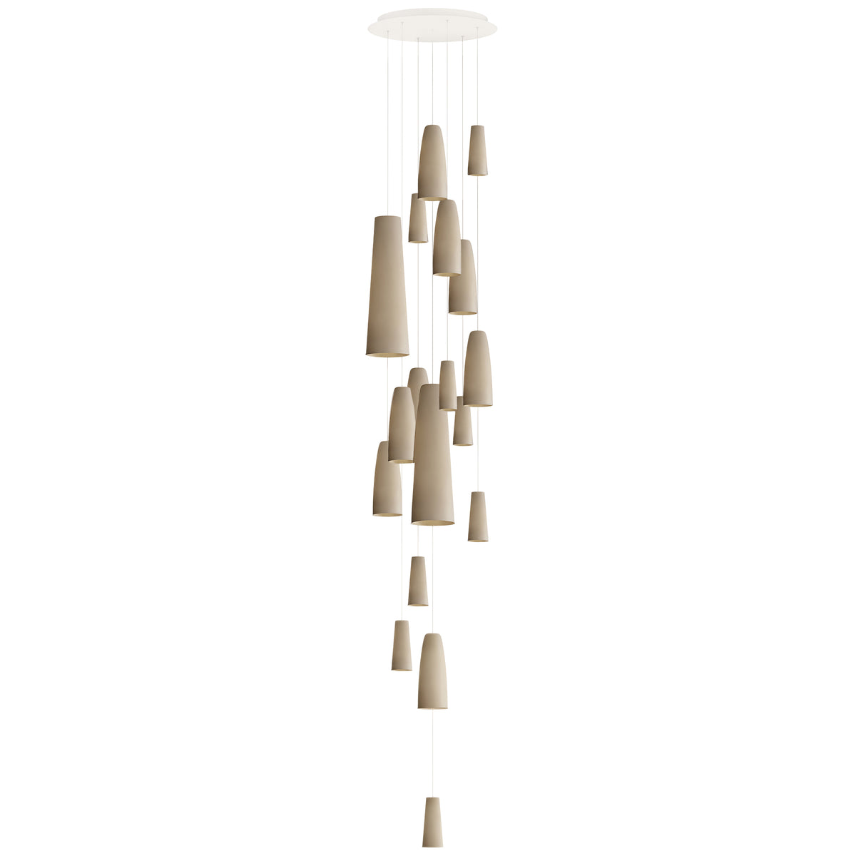 Studio M Lighting - SM30018WT - Stream Pendant - Stream - White