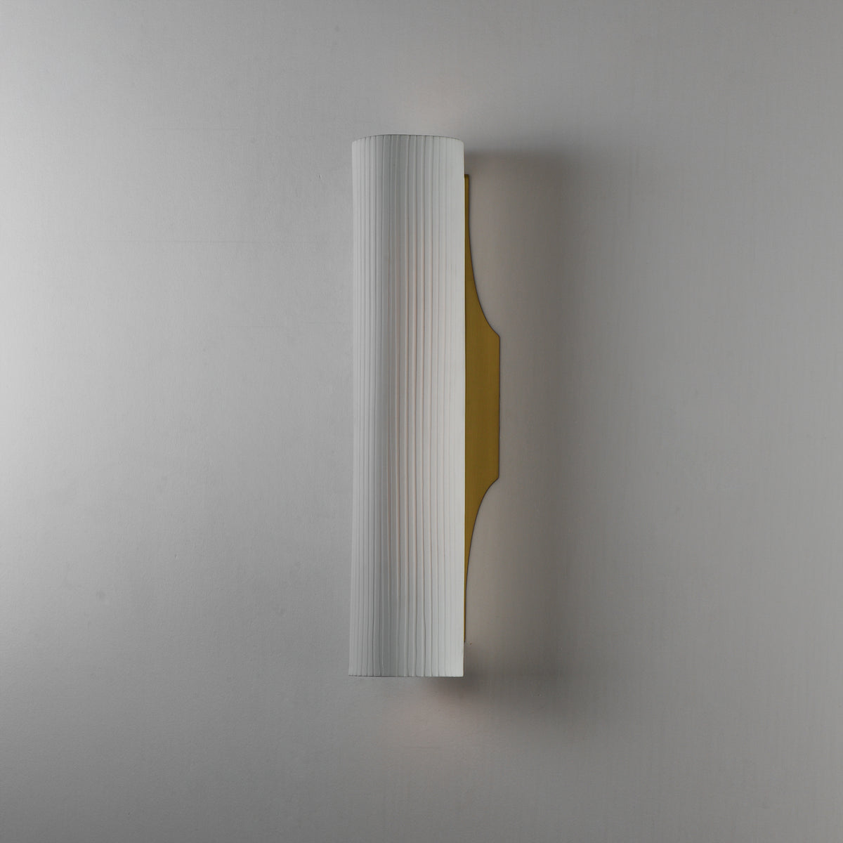 Studio M Lighting SM300300PLSVB Tropo Wall Sconce in Vintage Brass, installed lifestyle view