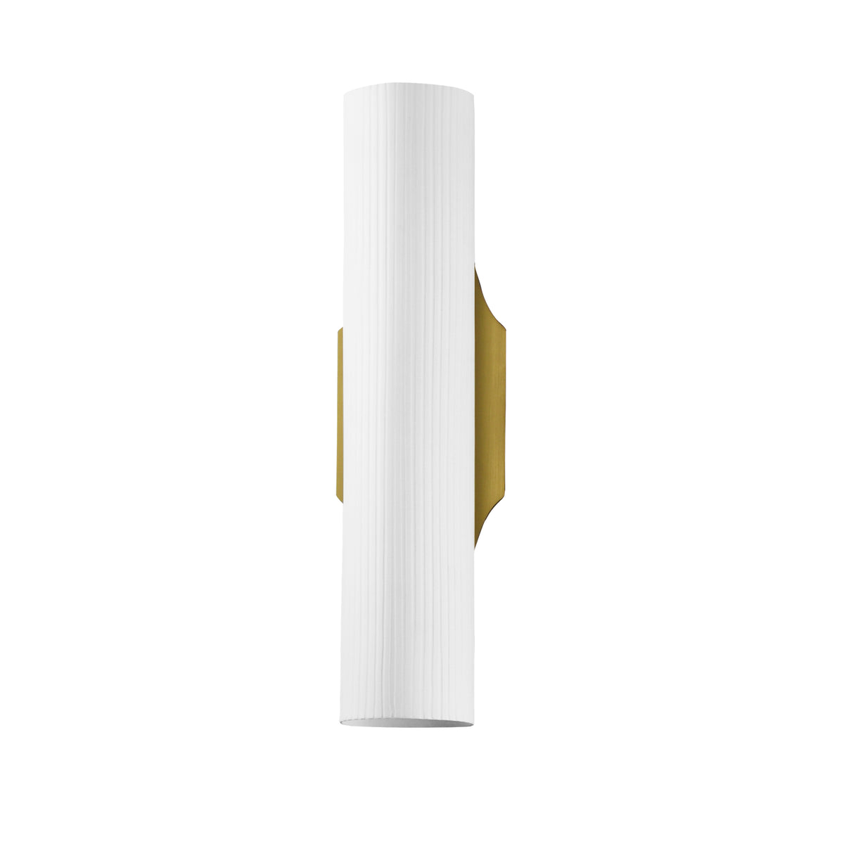 Studio M Lighting SM300300PLSVB Tropo Wall Sconce in Vintage Brass, front view on white background