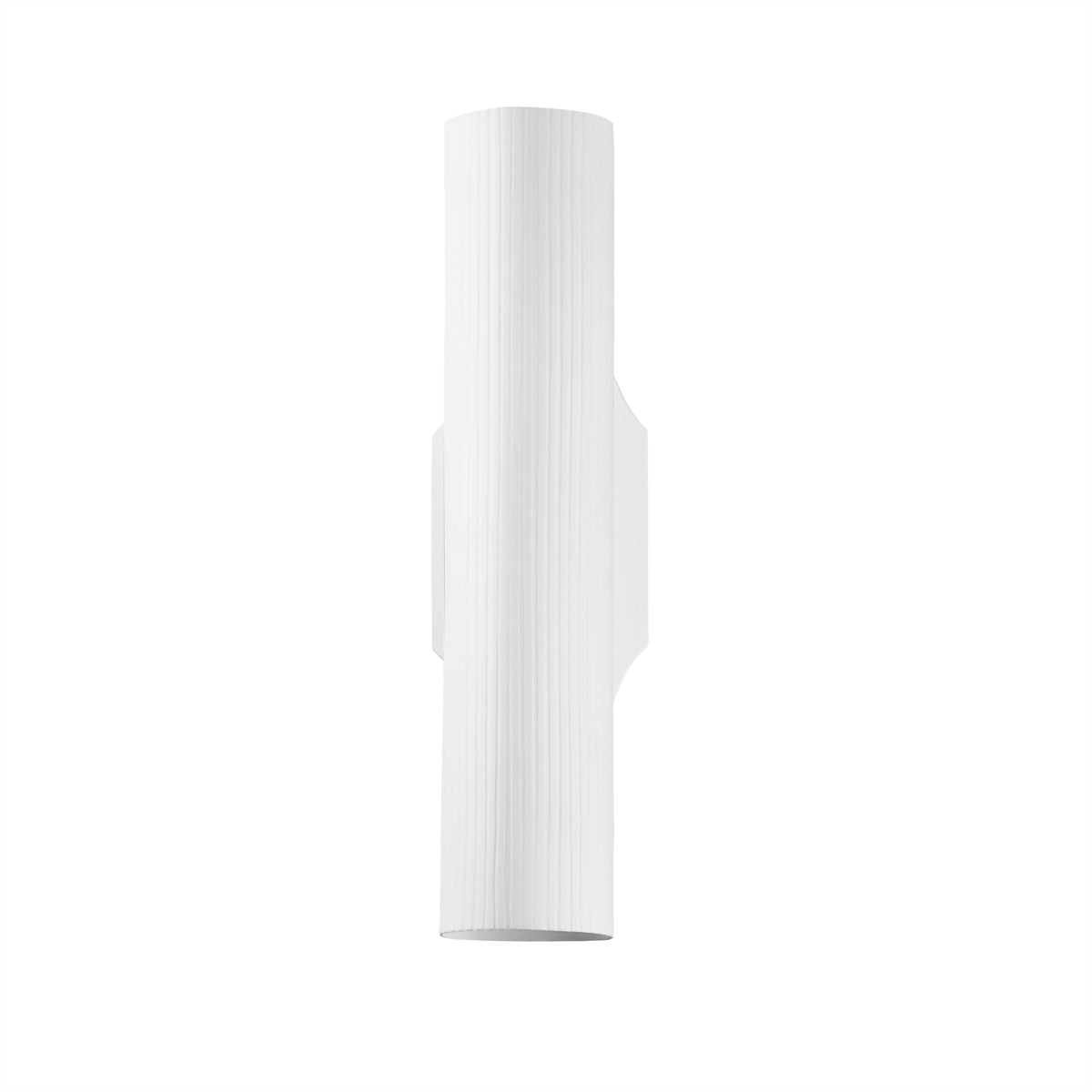 Studio M Lighting SM300300PLSWT Tropo Wall Sconce in White, front view on white background