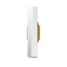 Studio M Lighting SM300300WTVB Tropo Murale En laiton vieilli, vue de face sur fond blanc