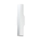 Studio M Lighting SM300300WTWT Tropo Murale En blanc, vue de face sur fond blanc