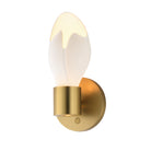 Studio M Lighting SM30140WTNAB Burgeon Wall Sconce in Natural Aged Brass, front view on white background