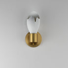 Studio M Lighting SM30140WTNAB Burgeon Wall Sconce in Natural Aged Brass, three-quarter angle view