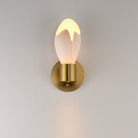 Studio M Lighting SM30140WTNAB Burgeon Wall Sconce in Natural Aged Brass, side profile view