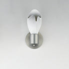 Studio M Lighting SM30140WTSN Burgeon Wall Sconce in Satin Nickel, three-quarter angle view