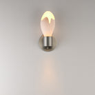 Studio M Lighting SM30140WTSN Burgeon Wall Sconce in Satin Nickel, close-up detail view