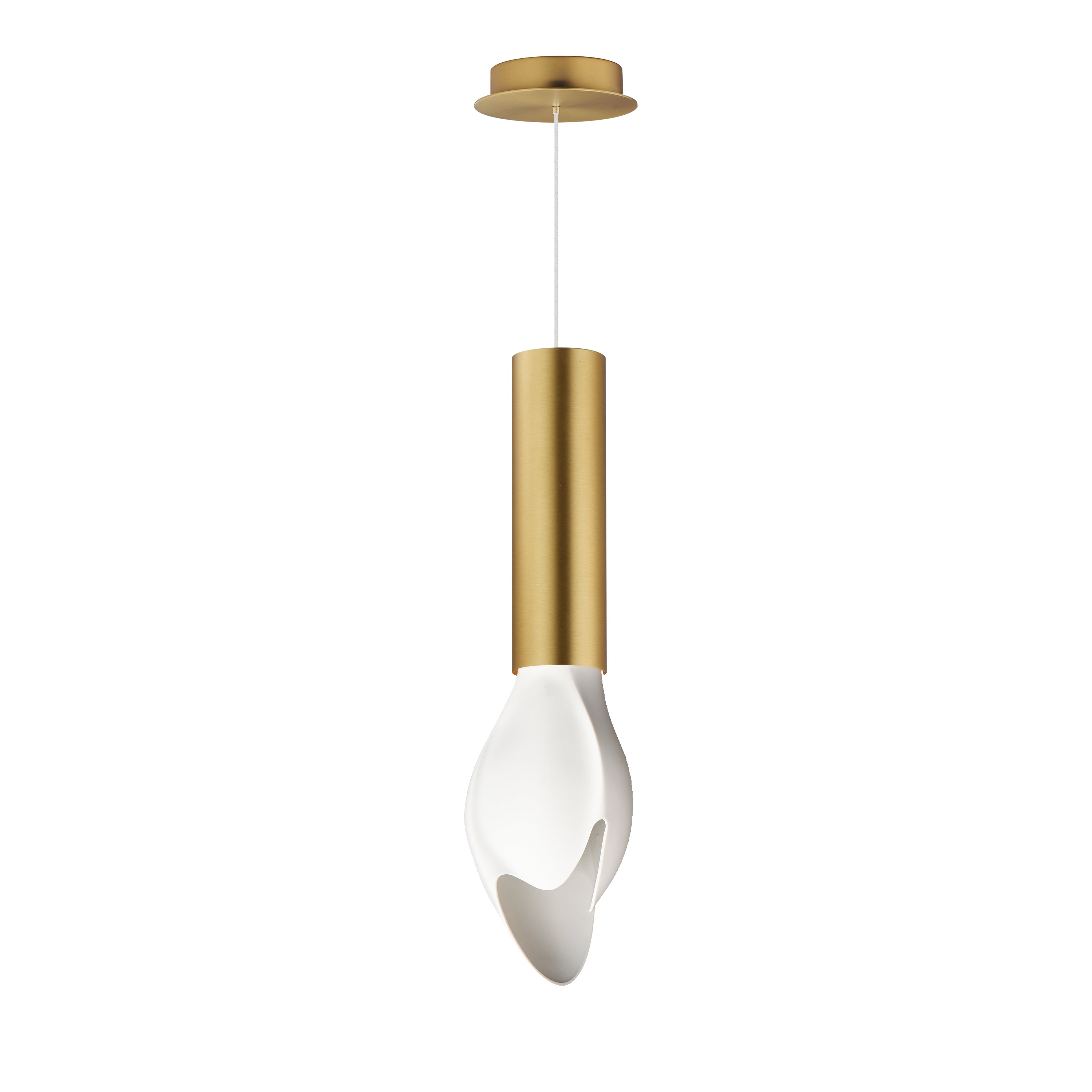 Studio M Lighting - SM30141WTNAB - Burgeon Pendant - Burgeon - Natural Aged Brass