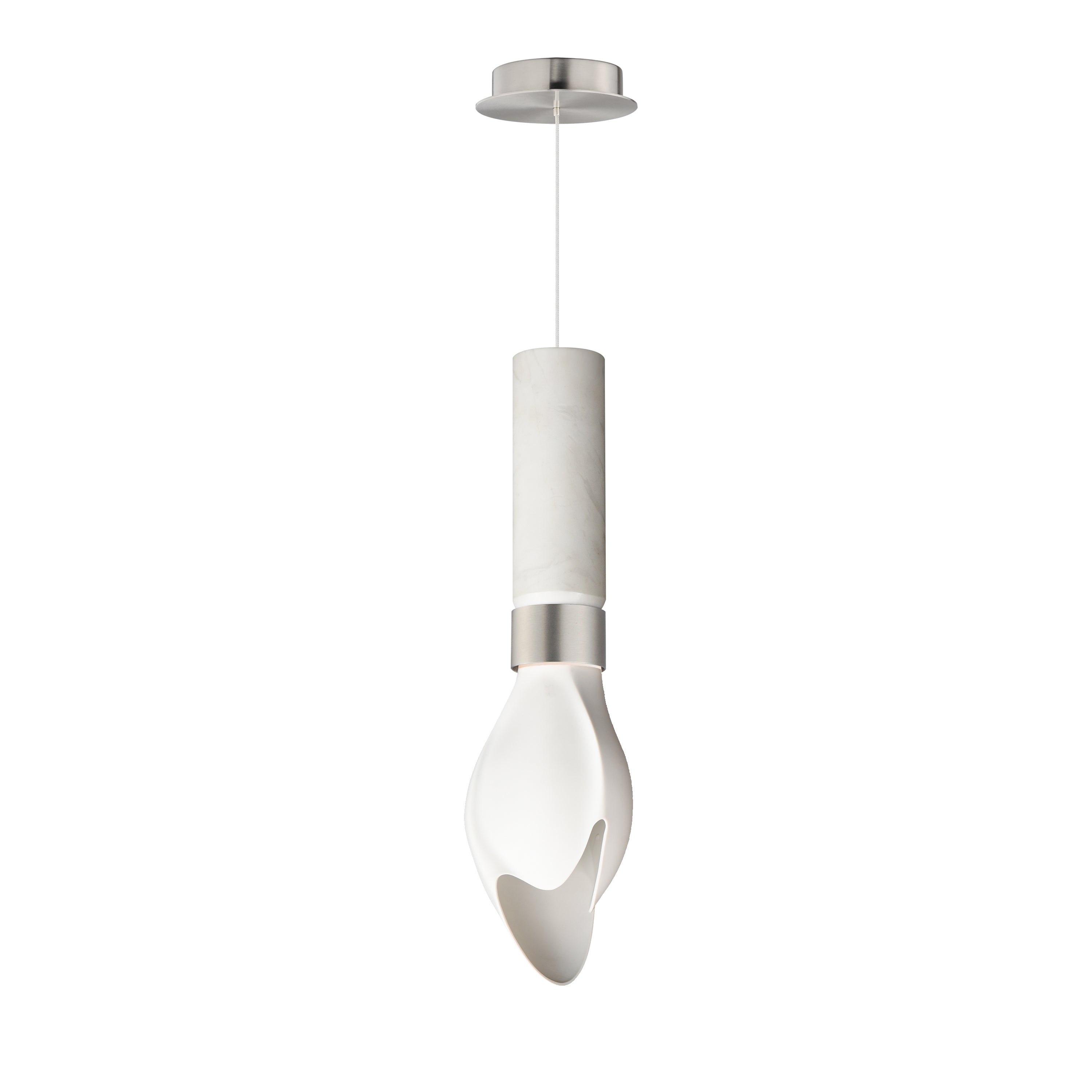 Studio M Lighting - SM30141WTWCMSN - Burgeon Pendant - Burgeon - Satin Nickel