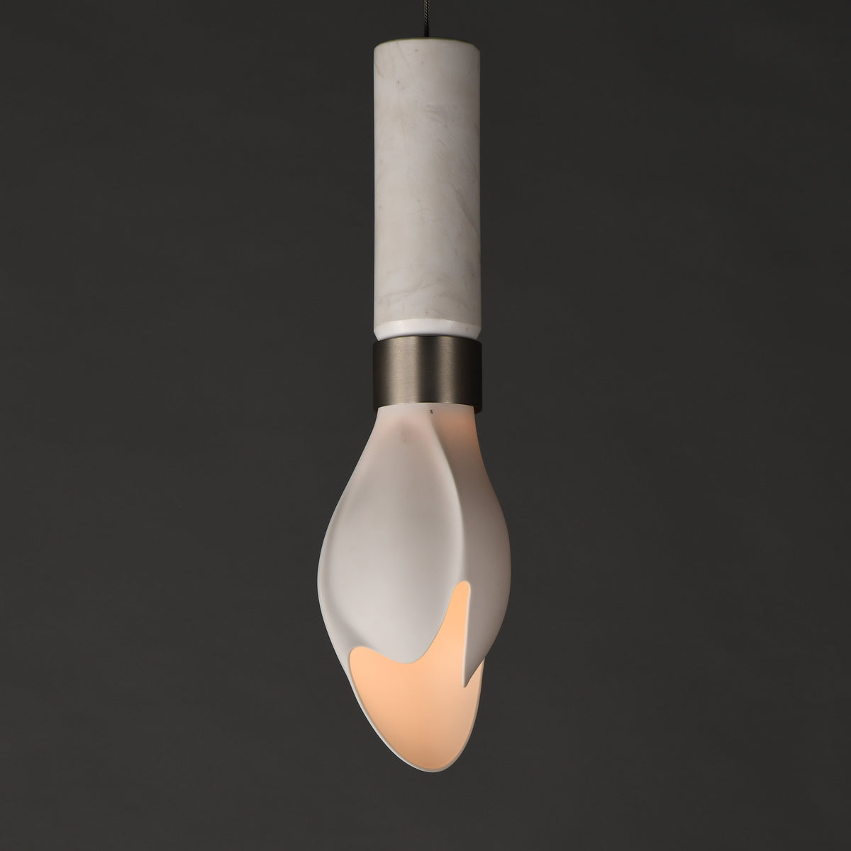 Studio M Lighting - SM30141WTWCMSN - Burgeon Suspension - Burgeon - Nickel satiné
