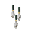 Studio M Lighting - SM30143WTVAMNAB - Burgeon Suspension - Chirurgien - Naturel Laiton vieilli
