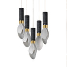 Studio M Lighting - SM30145WTBKMNAB - Burgeon Suspension - Chirurgien - Naturel Laiton vieilli