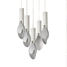 Studio M Lighting - SM30145WTWCMSN - Burgeon Suspension - Burgeon - Nickel satiné