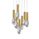 Studio M Lighting - SM30147WTNAB - Burgeon Suspension - Chirurgien - Naturel Laiton vieilli