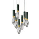 Studio M Lighting - SM30147WTVAMNAB - Burgeon Suspension - Chirurgien - Naturel Laiton vieilli
