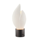 Studio M Lighting SM30149WTBGM Burgeon Lampe de table En gris anthracite, vue de face sur fond blanc