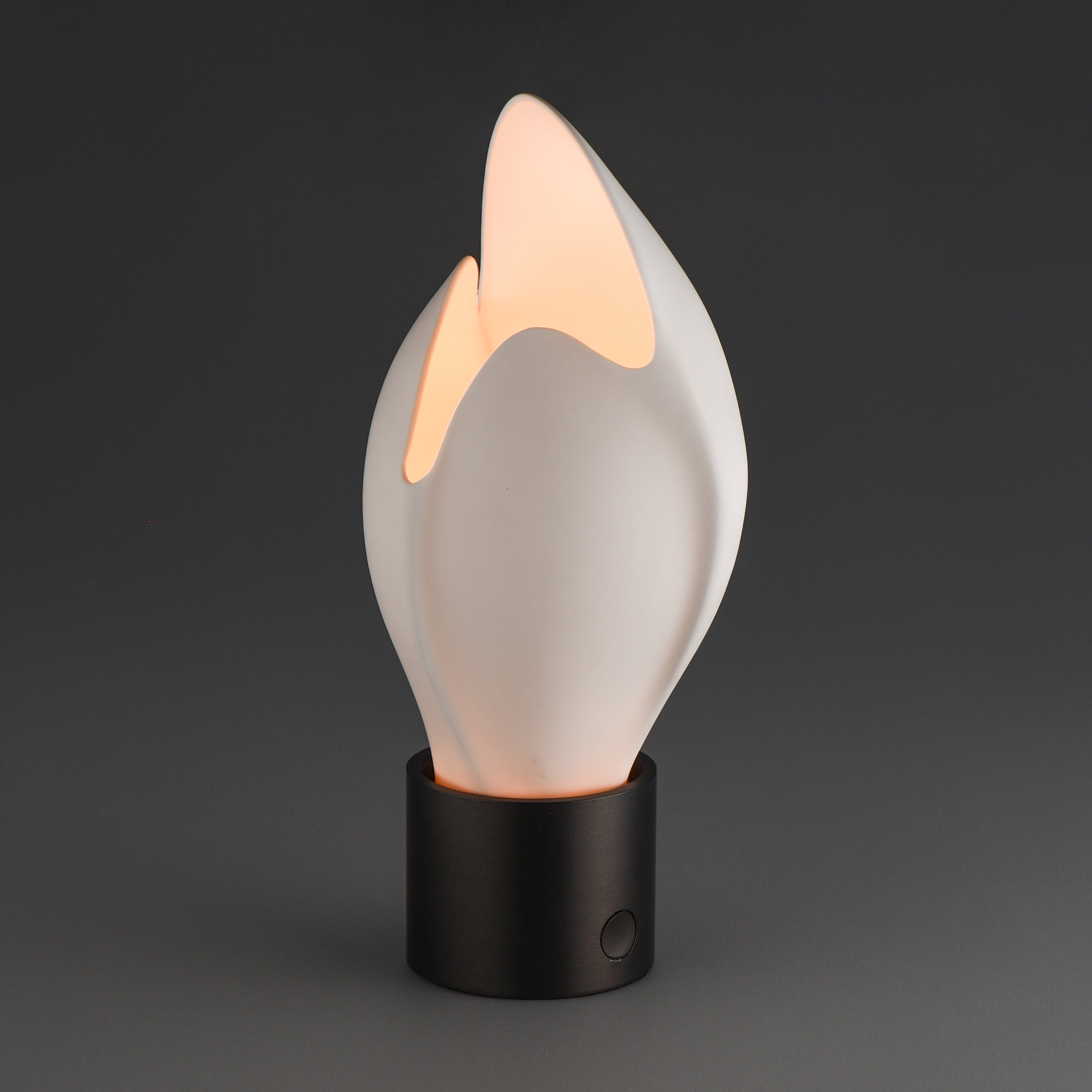 Studio M Lighting SM30149WTBGM Burgeon Table Lamp in Gunmetal, three-quarter angle view