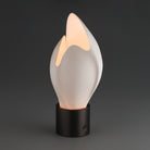 Studio M Lighting SM30149WTBGM Burgeon Lampe de table En gris anthracite, vue de trois quarts
