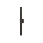 Studio M Lighting SM452363ABZ Alumilux Sideline Murale en bronze architectural, vue de face sur fond blanc