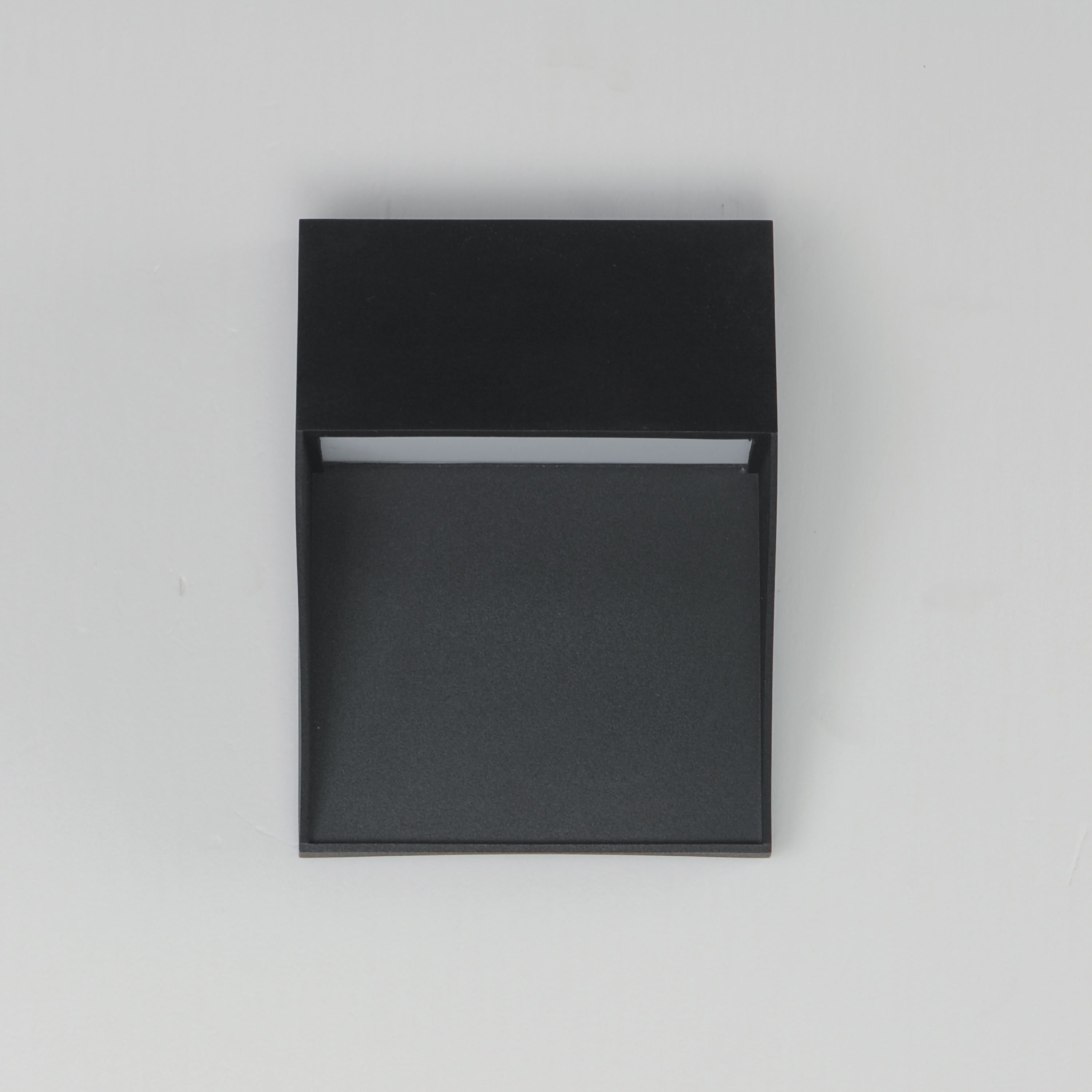 Studio M Lighting SM462132BK Cliffsedge VX Wall Sconce in Black, three-quarter angle view