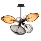 Studio M Lighting - SM49301EMSKBK - Ray Dance Cluster Pendant - Ray Dance Cluster - Black