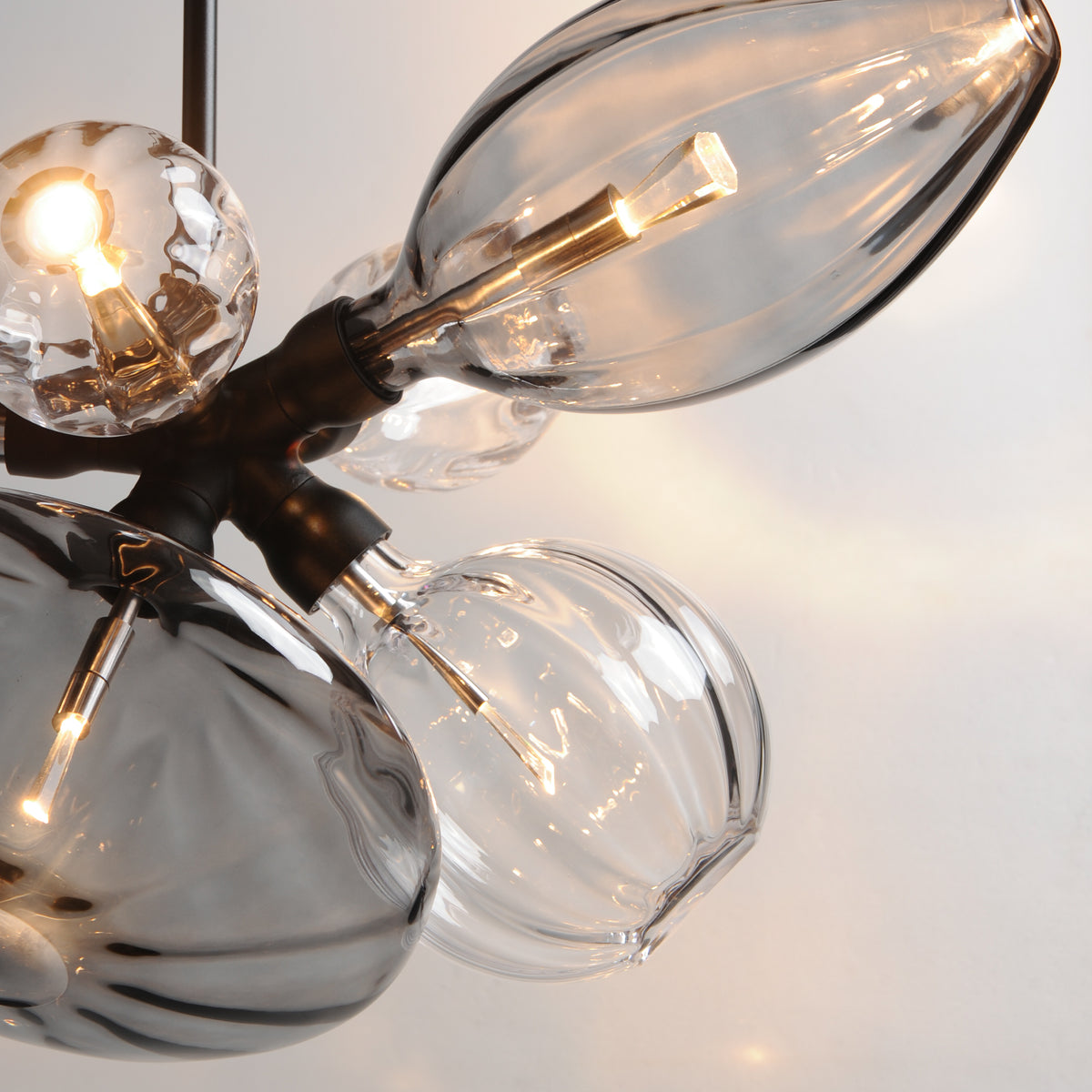 Studio M Lighting - SM49301MSCLBK - Ray Dance Cluster Pendant - Ray Dance Cluster - Black