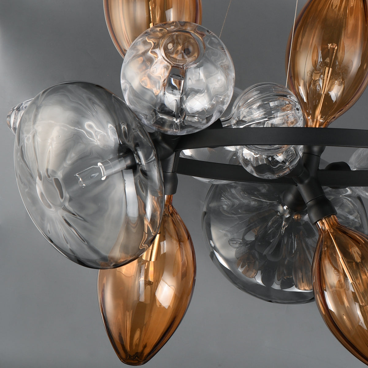 Studio M Lighting - SM49303EMSKBK - Groupe Ray Dance Suspension - Groupe de danse Ray - Noir