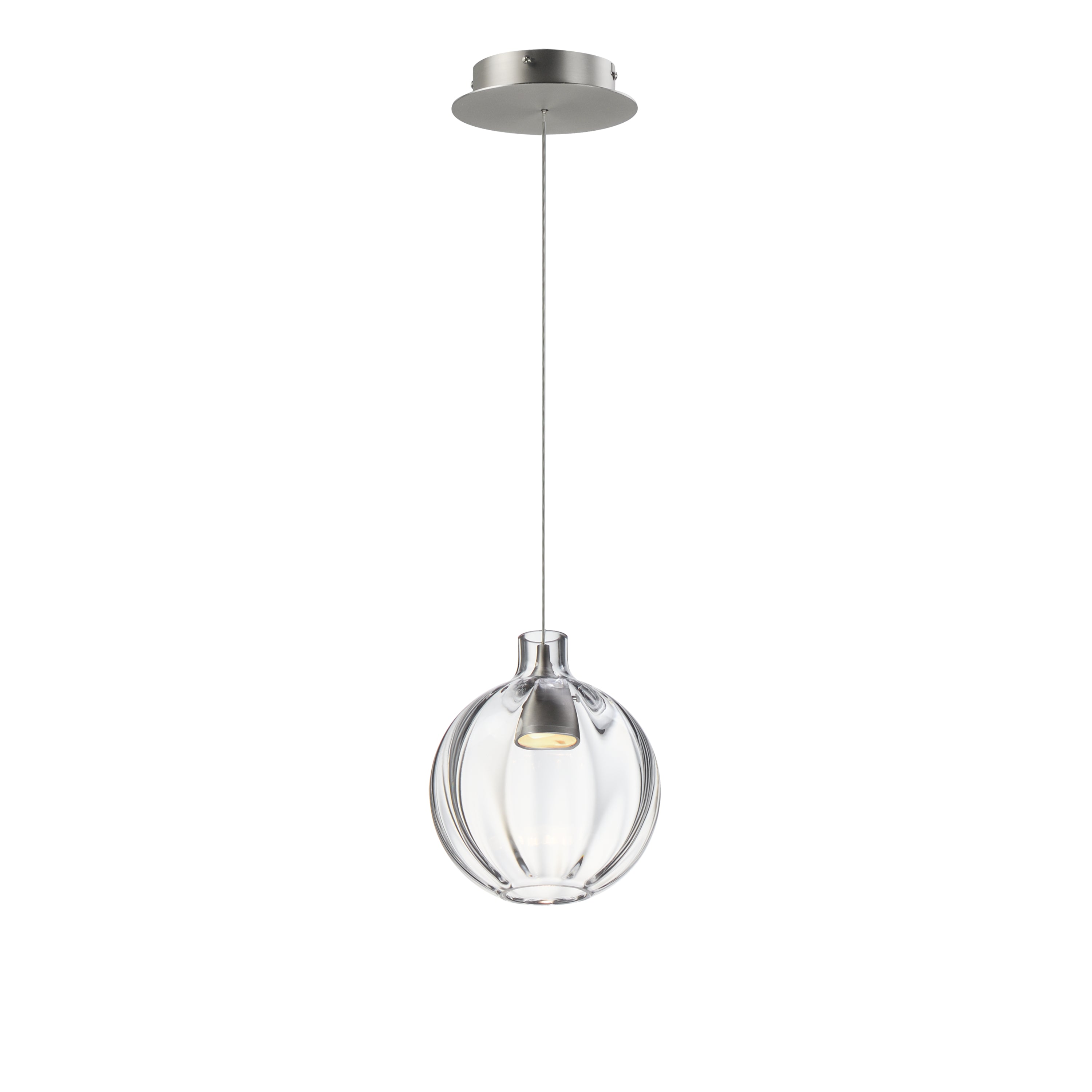 Studio M Lighting - SM49311CL - Ray Dance Pendant - Ray Dance - Brushed Aluminum