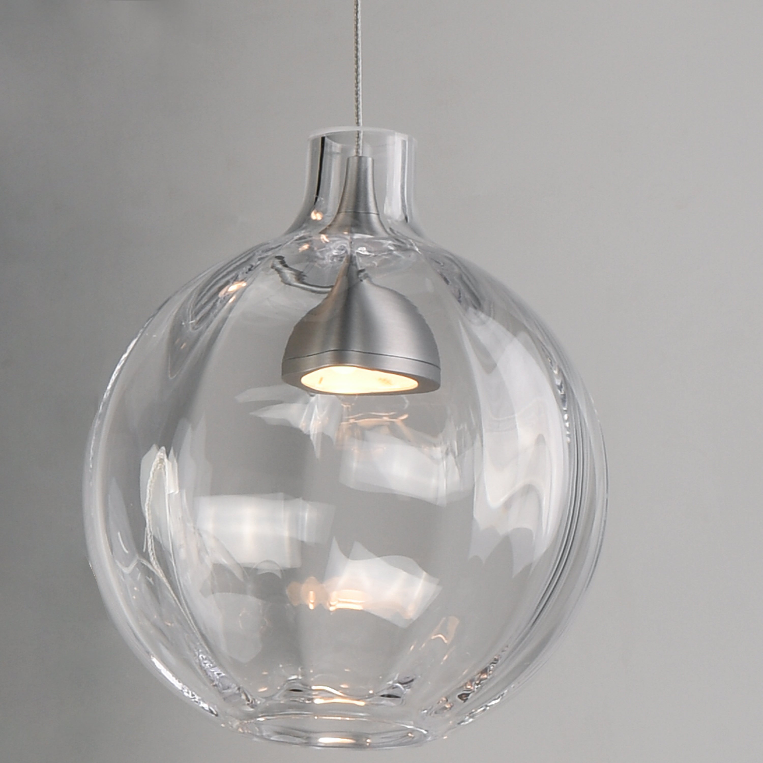 Studio M Lighting - SM49311CL - Ray Dance Pendant - Ray Dance - Brushed Aluminum