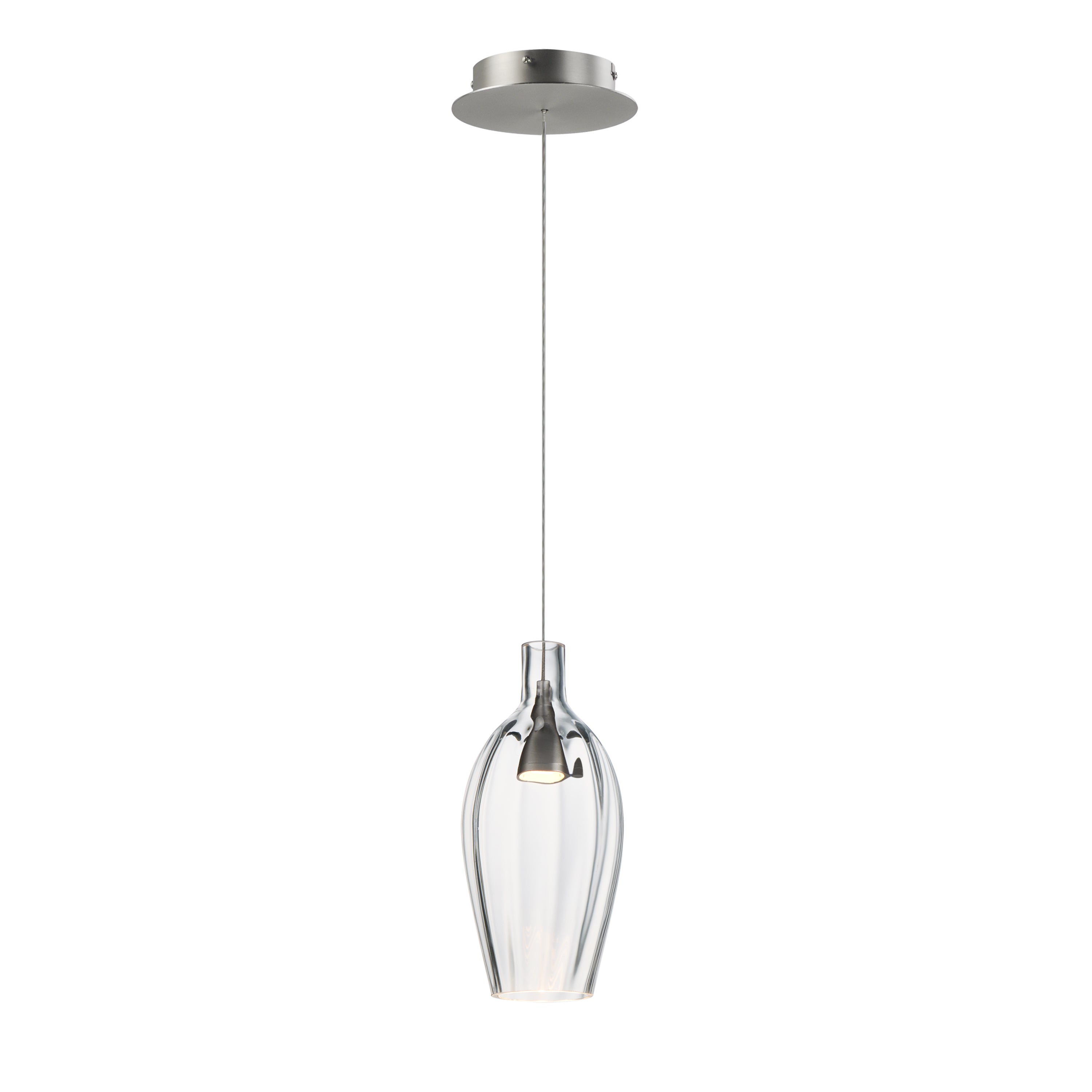 Studio M Lighting - SM49312CL - Ray Dance Pendant - Ray Dance - Brushed Aluminum