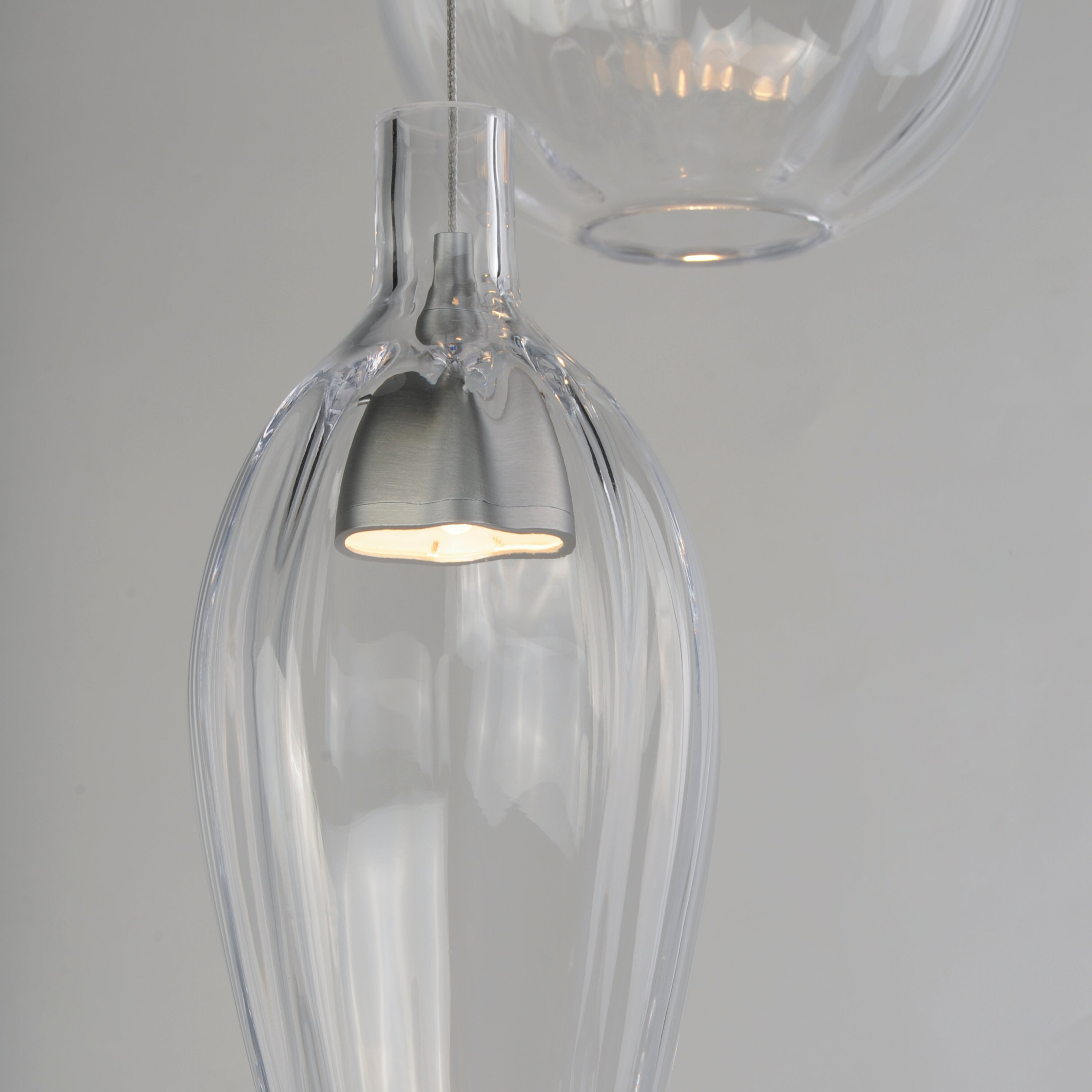 Studio M Lighting - SM49314CL - Ray Dance Pendant - Ray Dance - Brushed Aluminum