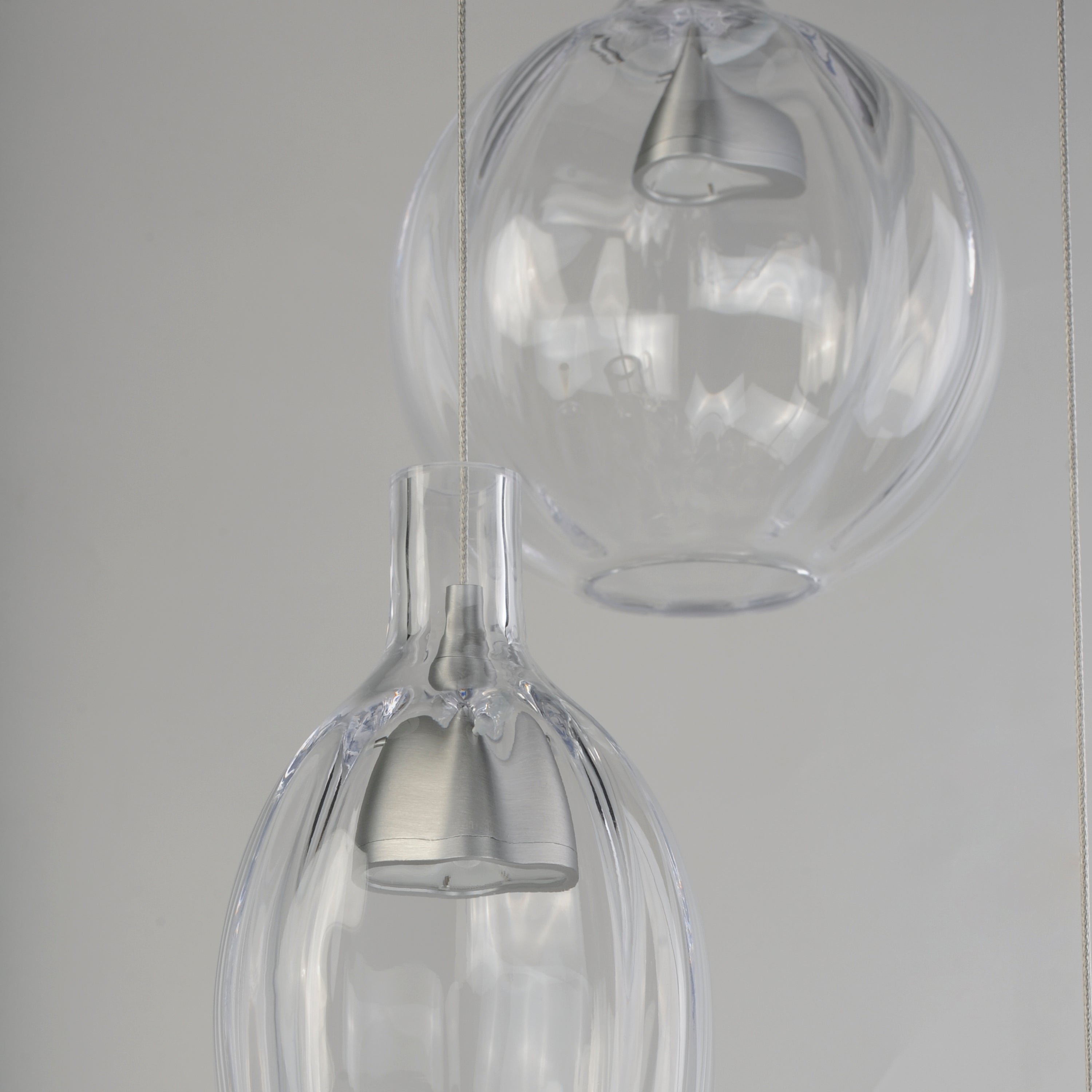 Studio M Lighting - SM49314CL - Ray Dance Pendant - Ray Dance - Brushed Aluminum
