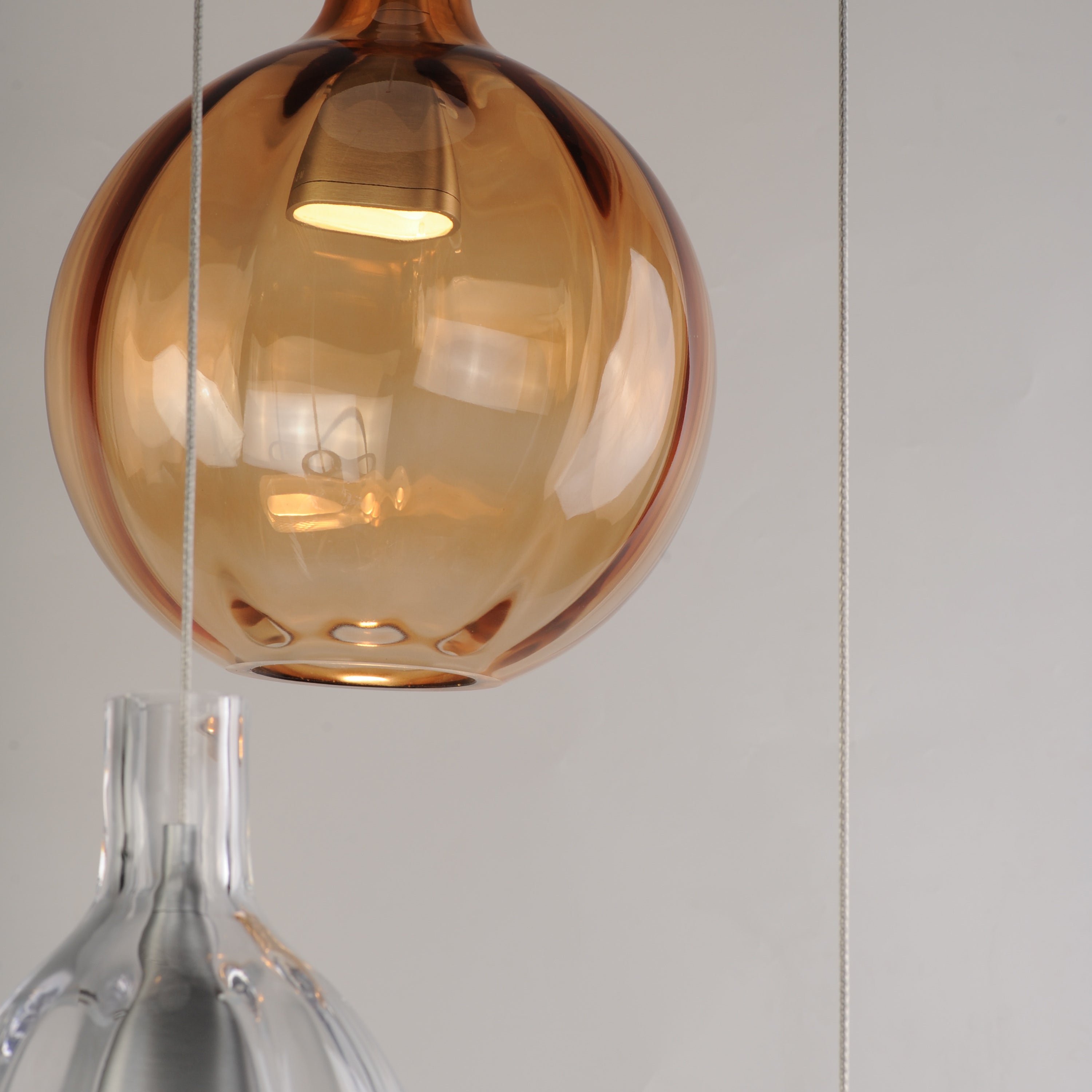 Studio M Lighting - SM49314EMSK - Ray Dance Pendant - Ray Dance - Brushed Aluminum