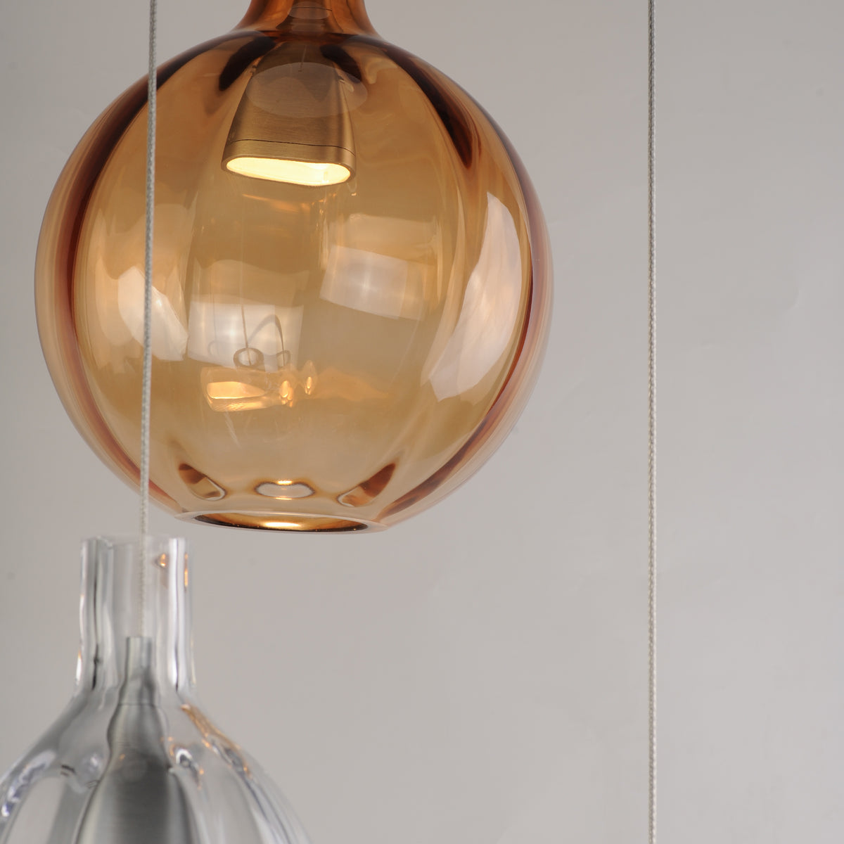 Studio M Lighting - SM49314EMSK - Ray Dance Suspension - Ray Dance - Aluminium brossé