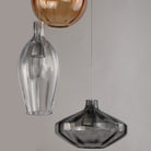 Studio M Lighting - SM49314EMSK - Ray Dance Suspension - Ray Dance - Aluminium brossé
