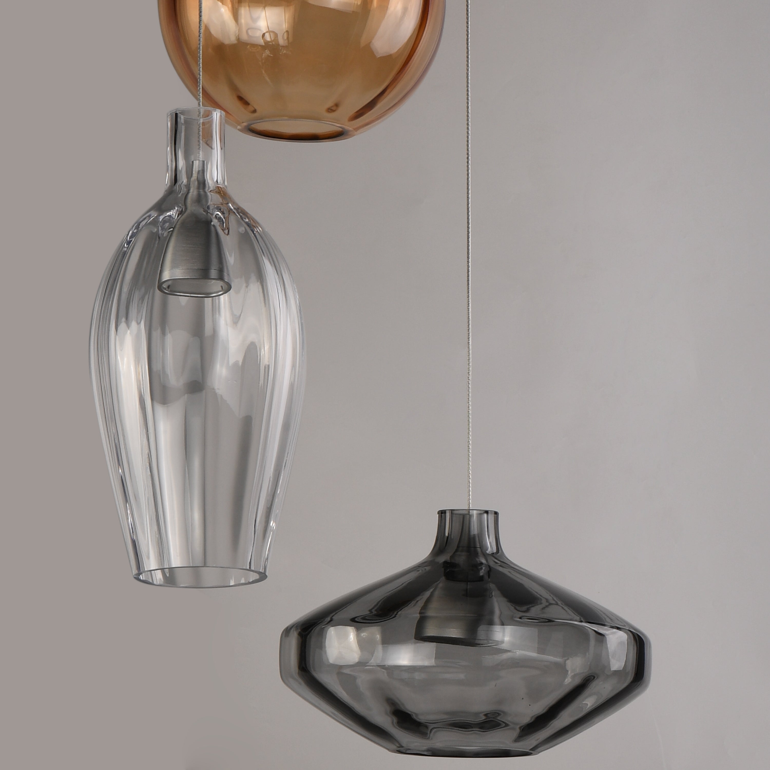 Studio M Lighting - SM49314EMSK - Ray Dance Pendant - Ray Dance - Brushed Aluminum