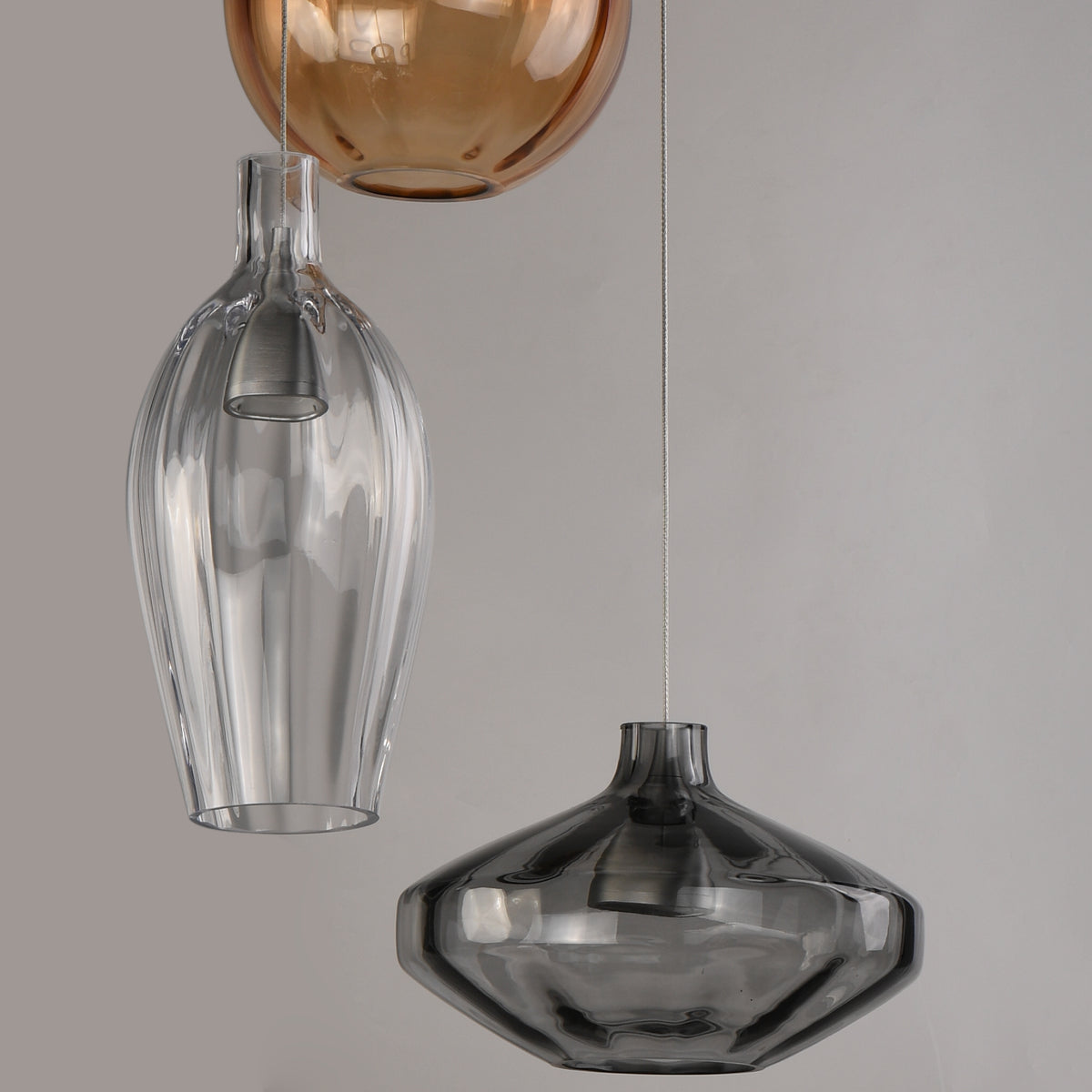 Studio M Lighting - SM49314EMSK - Ray Dance Suspension - Ray Dance - Aluminium brossé