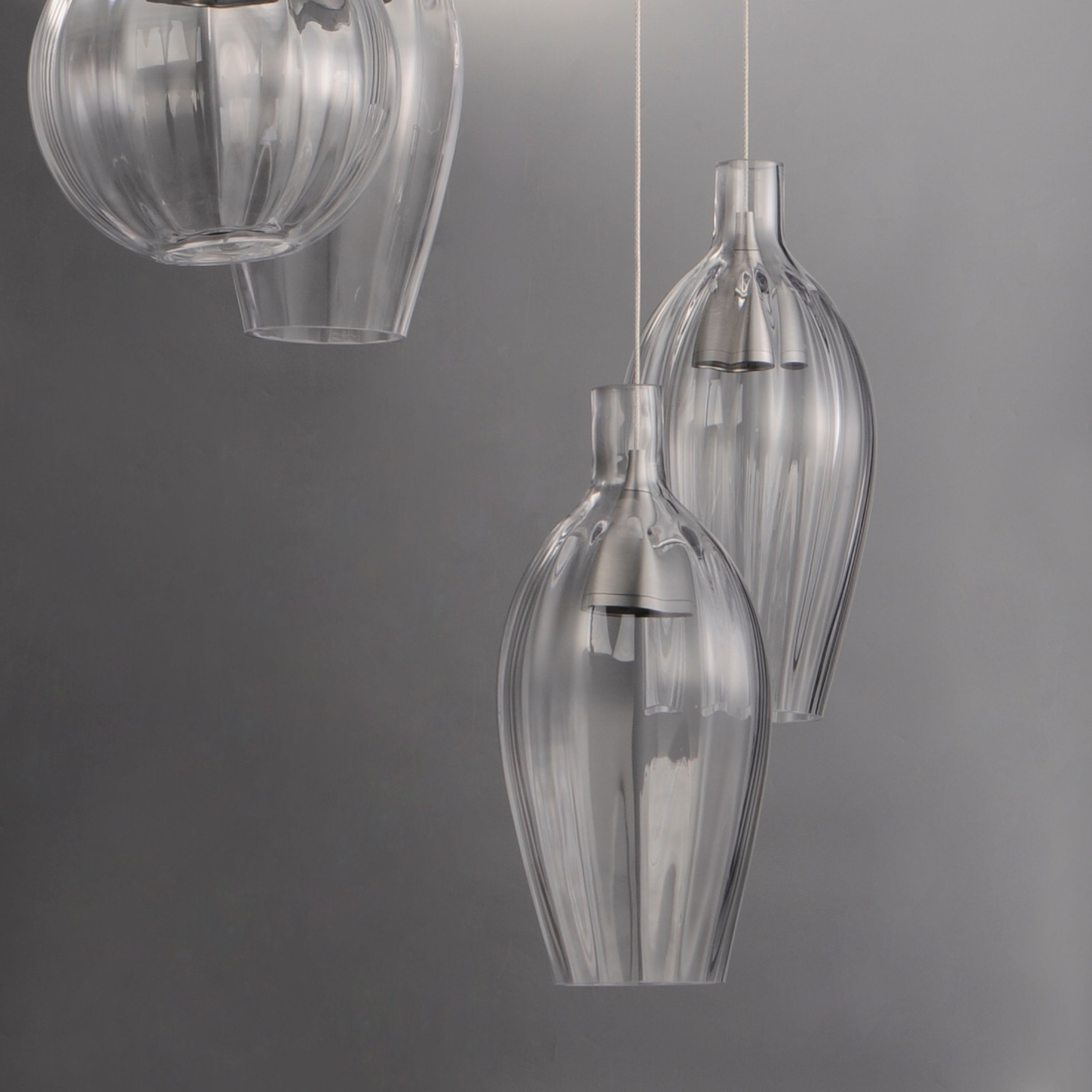 Studio M Lighting - SM49315CL - Ray Dance Pendant - Ray Dance - Brushed Aluminum
