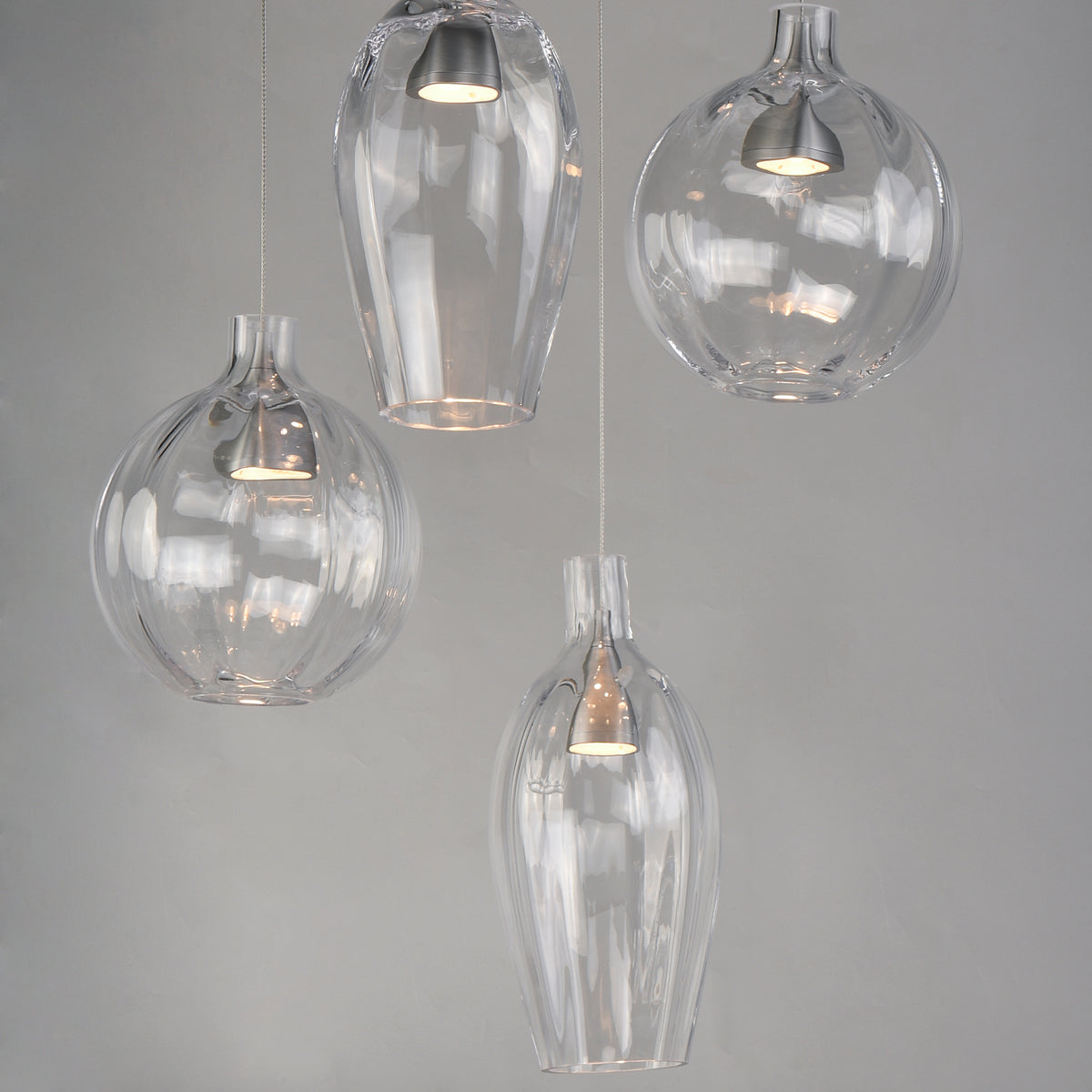 Studio M Lighting - SM49315CL - Ray Dance Suspension - Ray Dance - Aluminium brossé