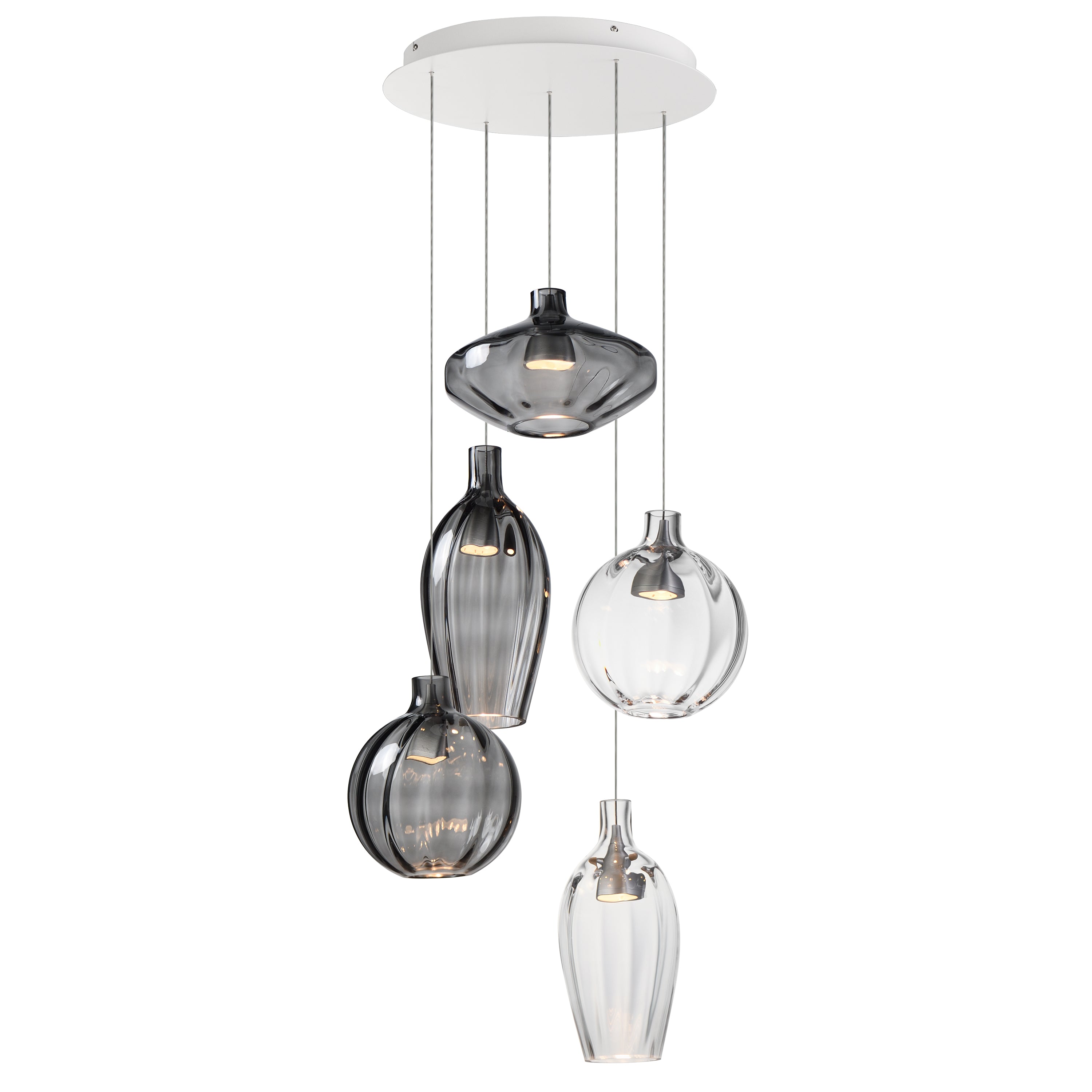 Studio M Lighting - SM49315MSCL - Ray Dance Pendant - Ray Dance - Brushed Aluminum