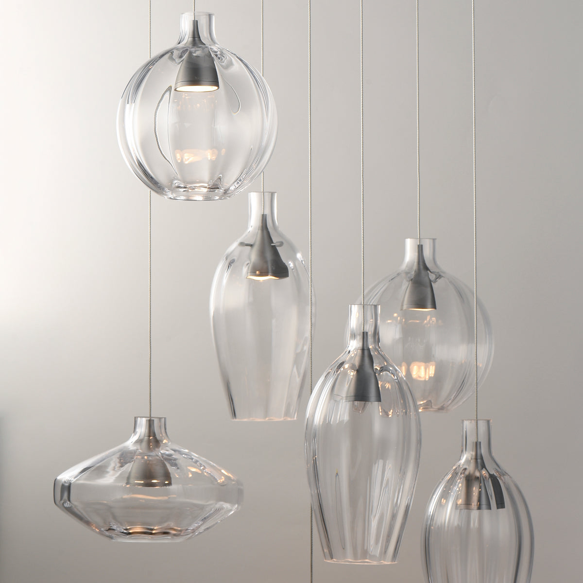 Studio M Lighting - SM49317CL - Ray Dance Suspension - Ray Dance - Aluminium brossé